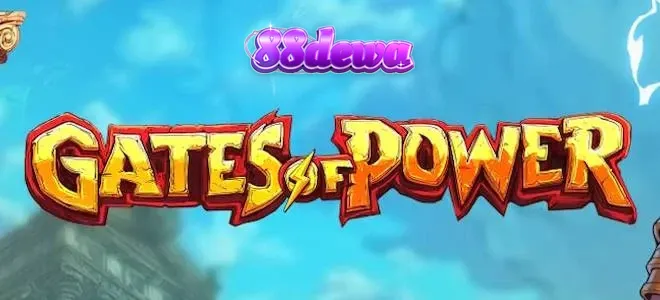Tampilan visual slot Gates of Power dengan tema Gunung Olympus