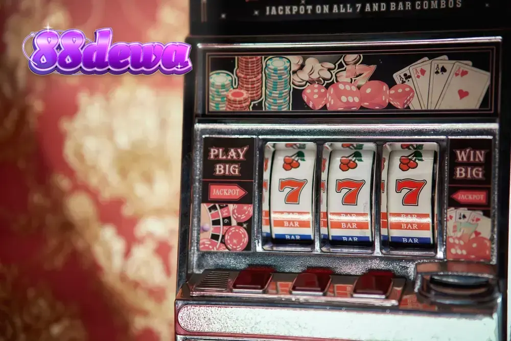 Tampilan antarmuka permainan slot modern dengan elemen jackpot